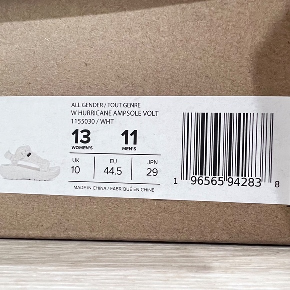 Teva Hurricane XLT Ampsole Volt Wedge Sandal - White - Picture 9 of 9